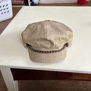 Badgley Mischa baker boy cap for women NWOT